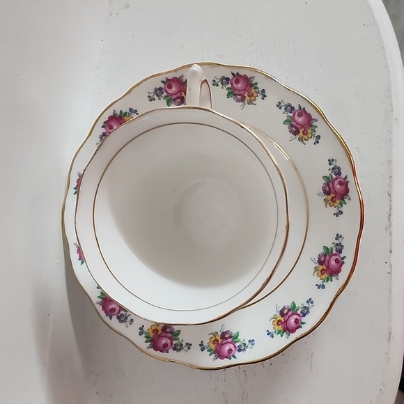 Colclough Vintage Teacup and Saucer | Tea Time Cup | Bone China England - Picture 6 of 8